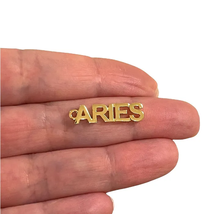 24Kt Gold Plated Letter Zodiac Charm Brass Zodiac Horoscope Sign Peppy Beads Earrings 24Kt Gold Plated Letter Zodiac Charm Brass Zodiac Horoscope Sign Peppy Beads Earrings