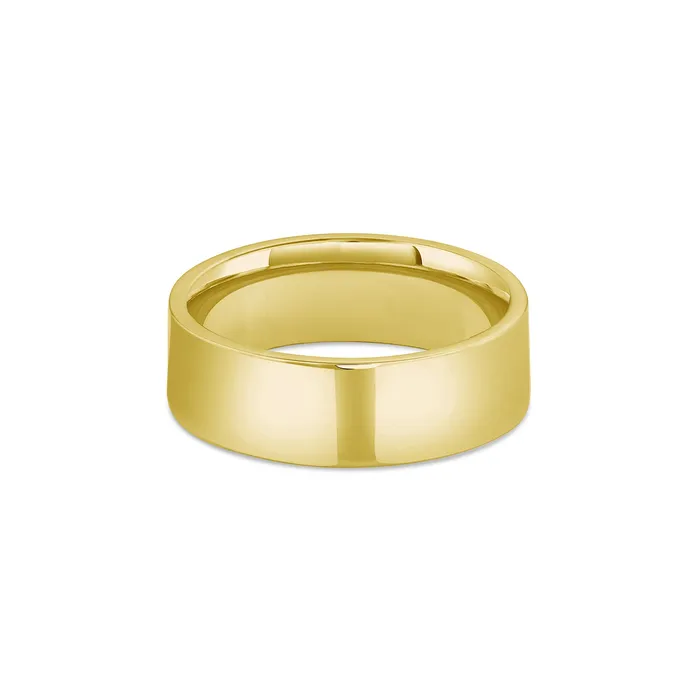 7mm Flat Band with Comfort Fit Consider Bridal Rings