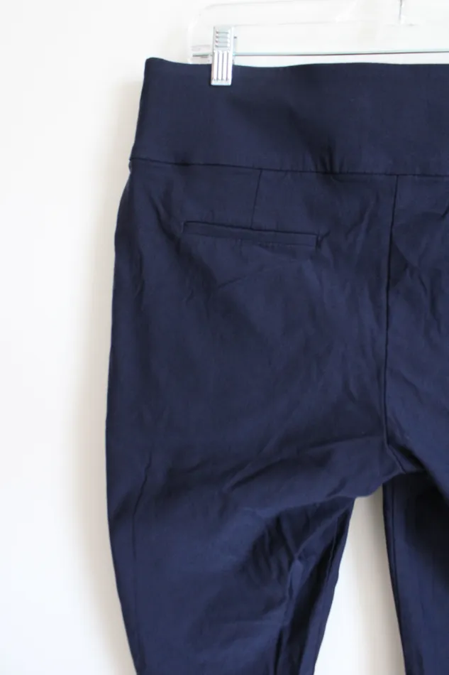 APT9 Rings Apt 9 Blue Brynn Stretchy Capri Pants 16