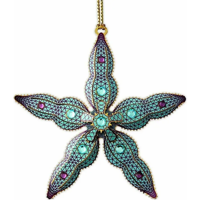 Beacon Design Starfish Metal Christmas Ornament CHEMARTBEACON Earrings