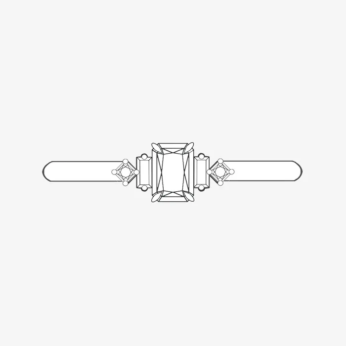 Callisto Ring Setting madetoorder Foe Dear Rings