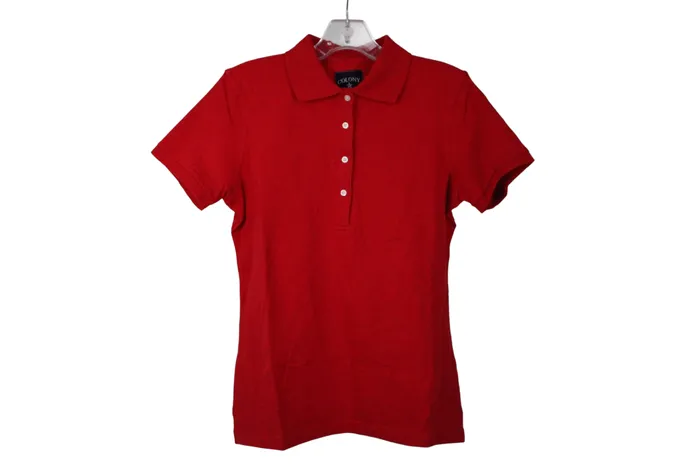 Colony Modern Fit Red Polo Shirt M Colony Earrings
