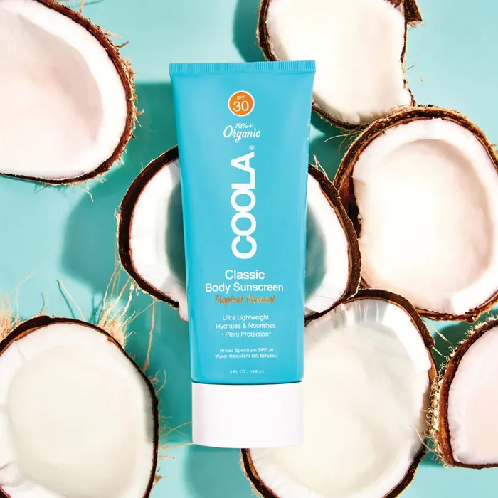 COOLA Earrings Coola Tropical Coconut Organic SPF 30 Sunscreen Lotion 5 oz
