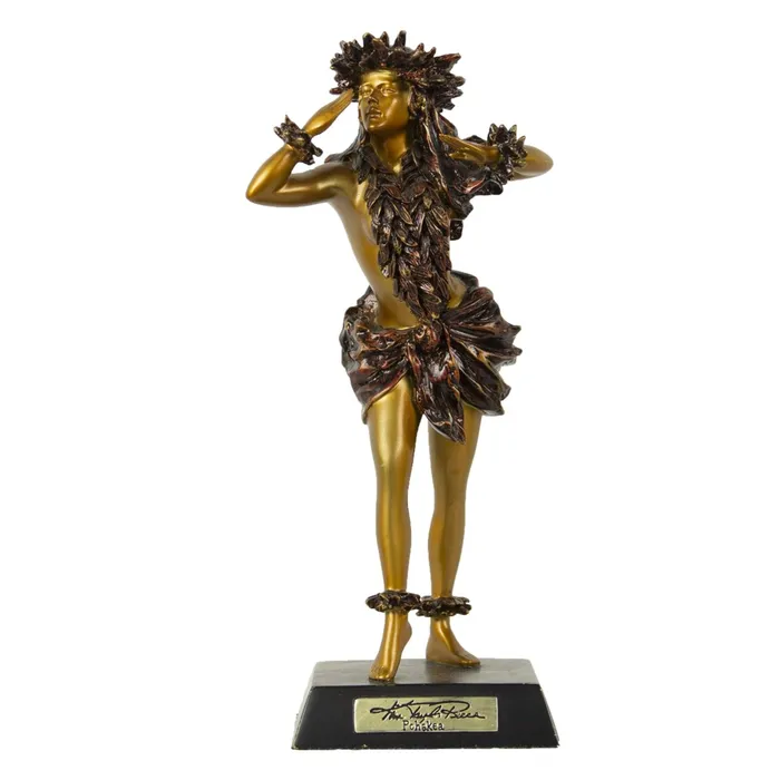 DBIHAWAII Earrings Pohakea Cold Cast Statuette by Kim Taylor Reece