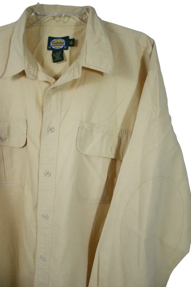 Earrings Cabelas Cabelas Yellow Long Sleeved shirt XL Tall