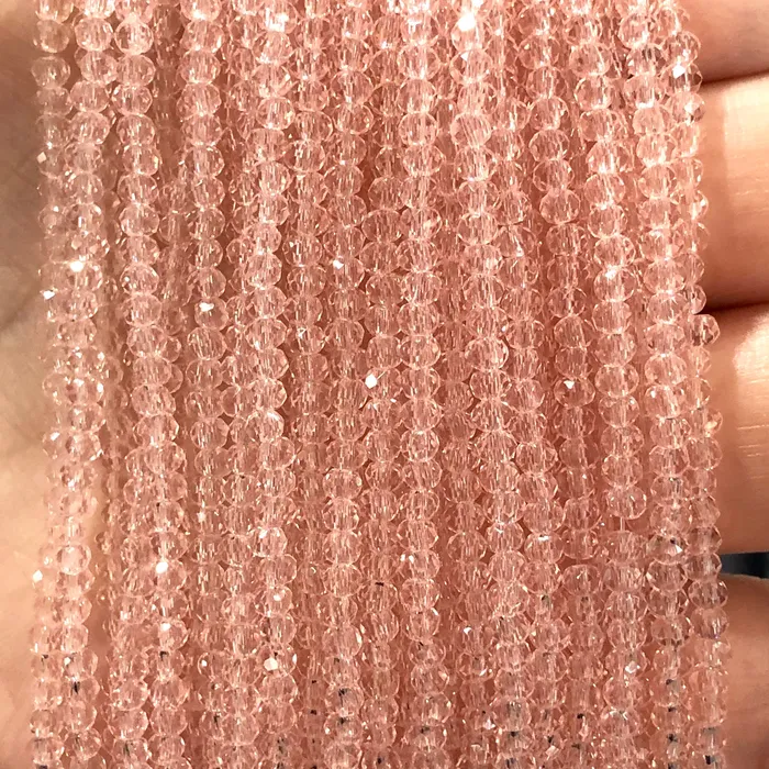 Earrings Crystal faceted rondelle 2mm Beads PBC2C20 Peppy Beads