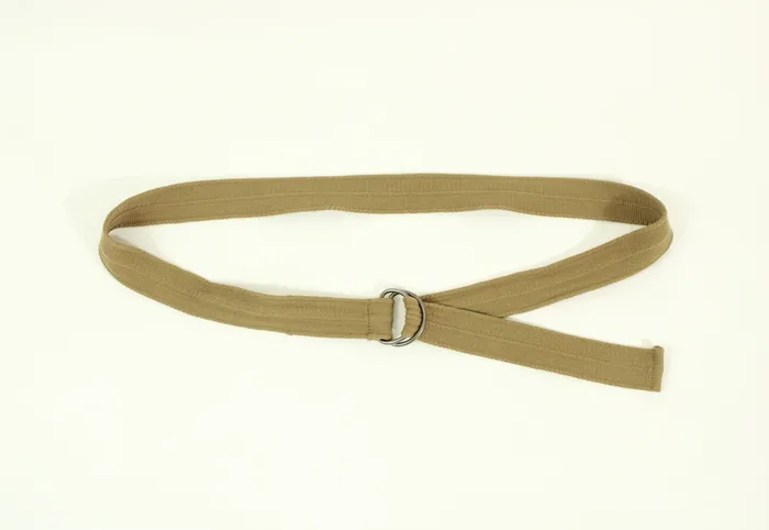 Earrings Dark Tan Fabric Belt 50 Jubilee Thrift