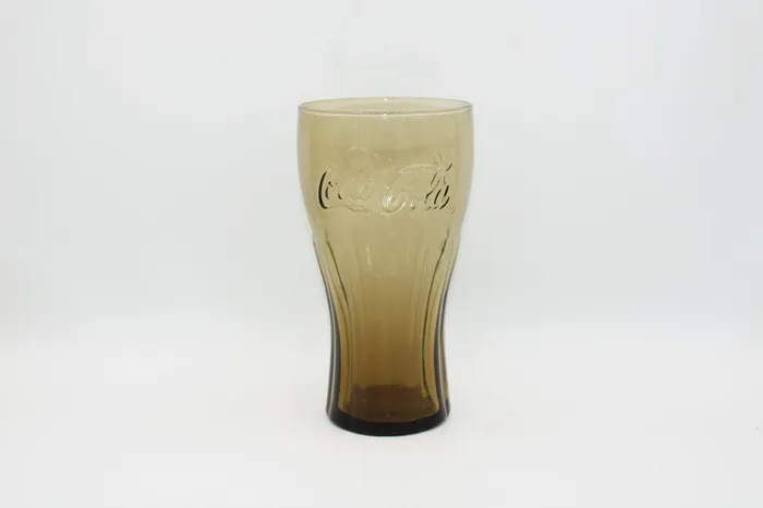 Earrings Jubilee Thrift Vintage CocaCola Brown Drinking Glass