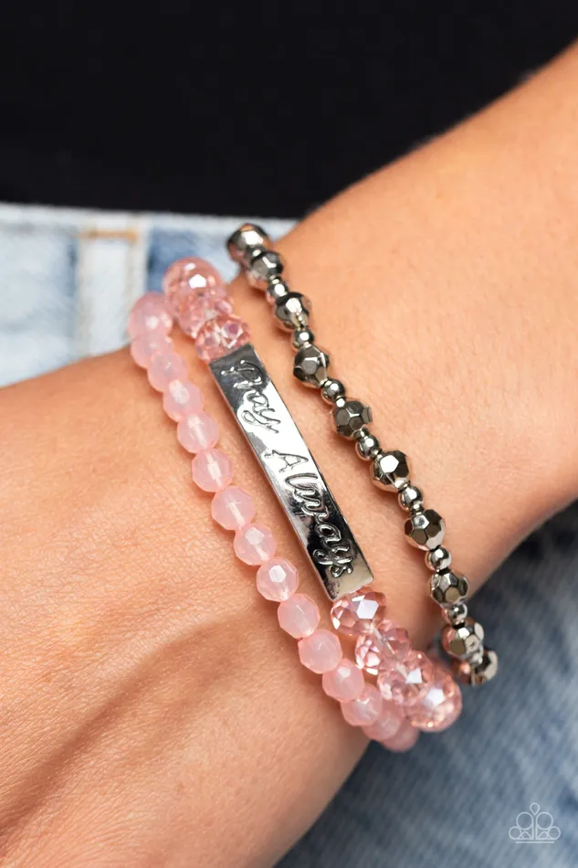 Earrings Paparazzi Accessories Pray Always Pink