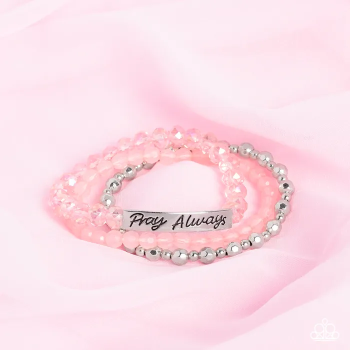 Earrings Paparazzi Accessories Pray Always Pink