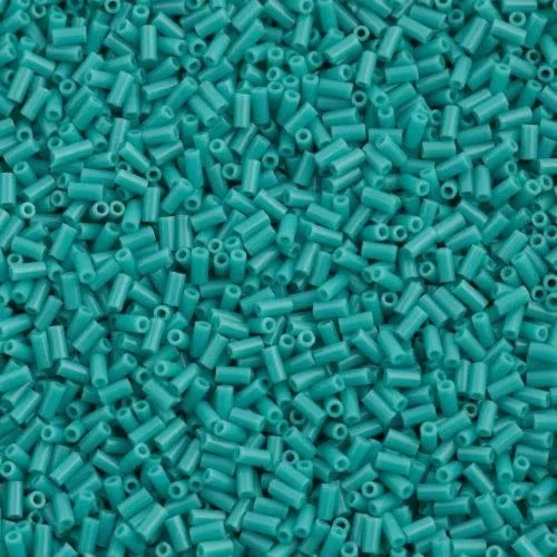 Earrings Peppy Beads Miyuki Bugles size 3mm 0412 Opaque Turquoise 10 grams Turquoise bugles 3mm Opaque Turquoise bugles 3mm