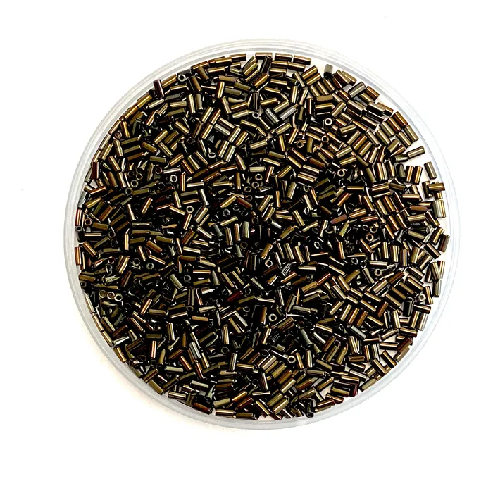 Earrings Peppy Beads Miyuki Bugles size 3mm 0458 Metallic Brown Iris 10 grams Crystal bugles 3mm Earrings Peppy Beads Miyuki Bugles size 3mm 0458 Metallic Brown Iris 10 grams Crystal bugles 3mm
