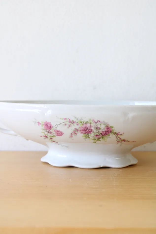 Earrings Vernon Vernon Mellor Co Porcelain Wide Serving Dish