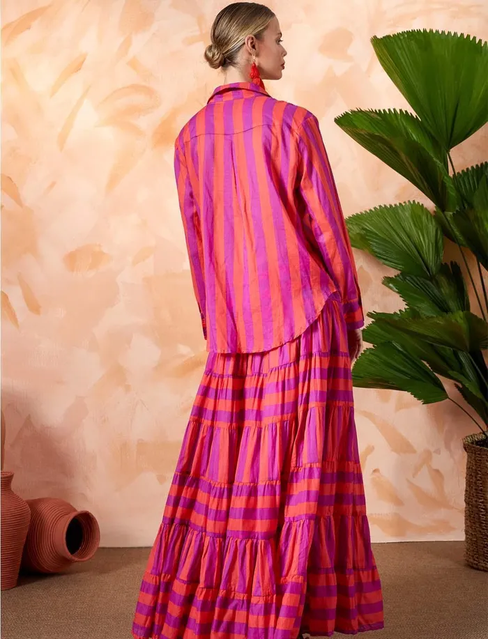 Erika Pea Earrings Ana Shirt
