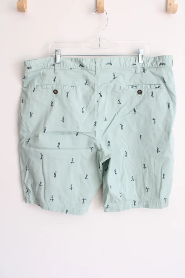 George Rings George Blue Hula Girl Chino Shorts 44
