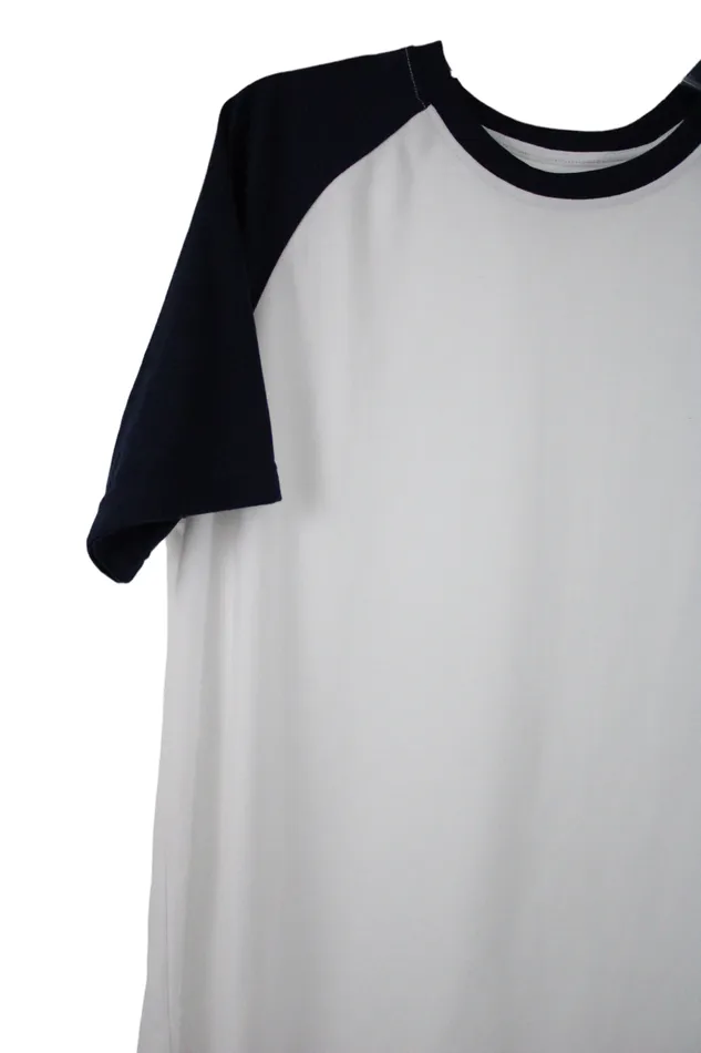 George White Blue Baseball Tee L George Rings