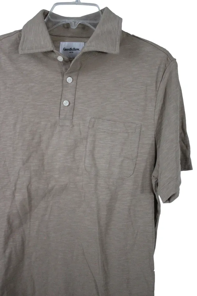 Goodfellow Co Standard Tan Polo Shirt M Goodfellow Earrings