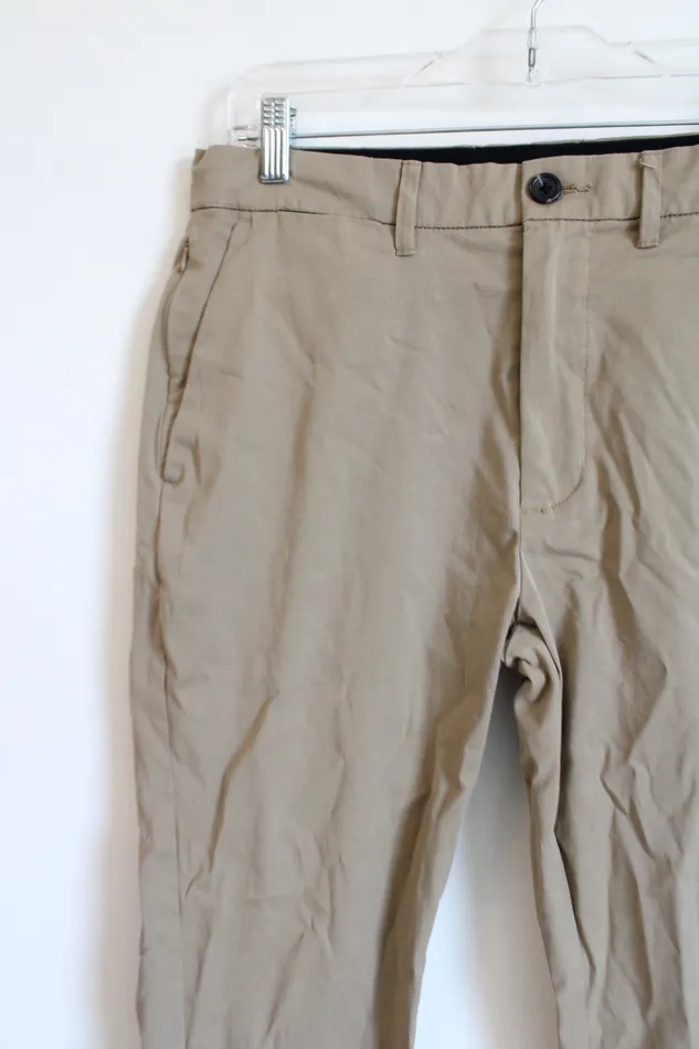Goodfellow Earrings Goodfellow Co Tan Chino Hennipin Tech Slim Pants 32X34