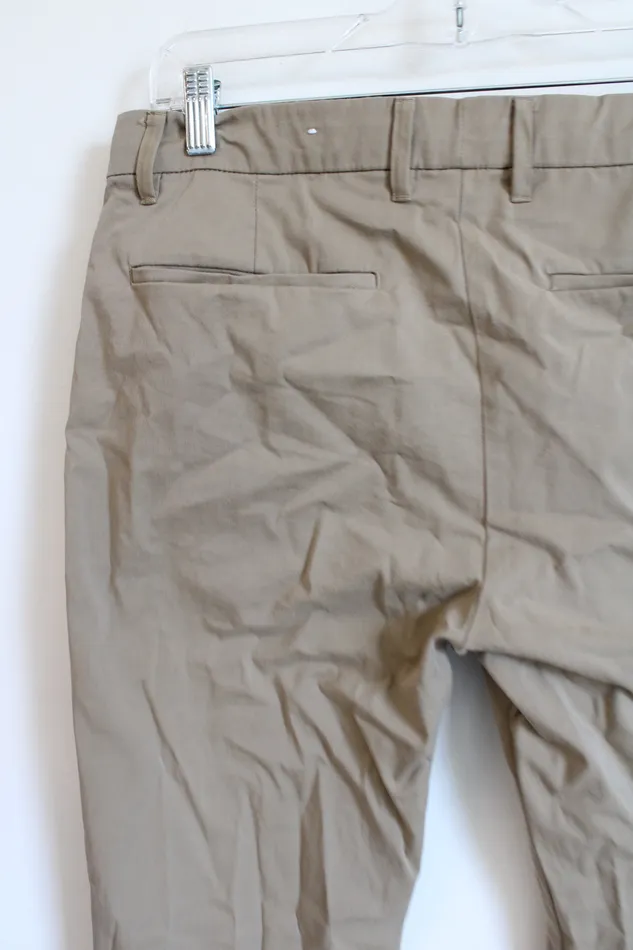 Goodfellow Earrings Goodfellow Co Tan Chino Hennipin Tech Slim Pants 32X34