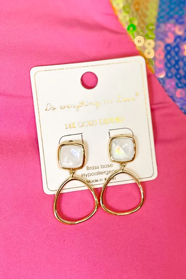 Judson Earrings Do Everything In Love Metal Tone Teardrop Post Drop Earrings