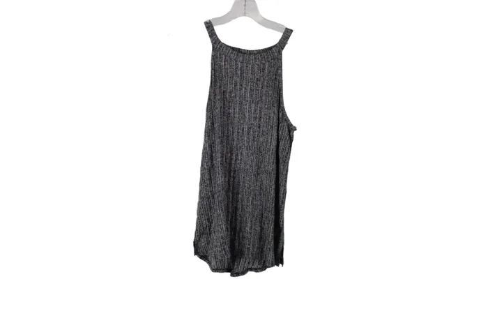 Kaileigh Earrings Kaileigh Gray Knit Rib Tank S