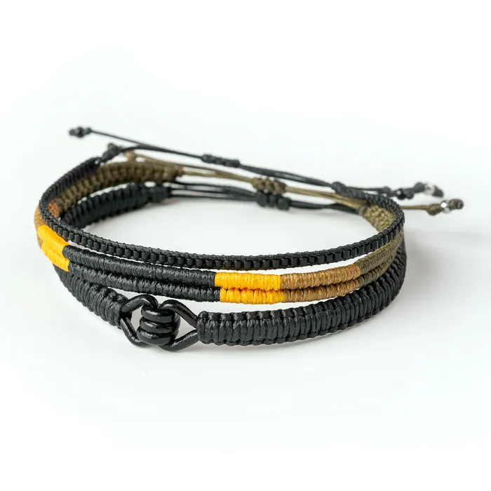 Macrala Bracelets Ancla Macrame Bracelet Set of 3