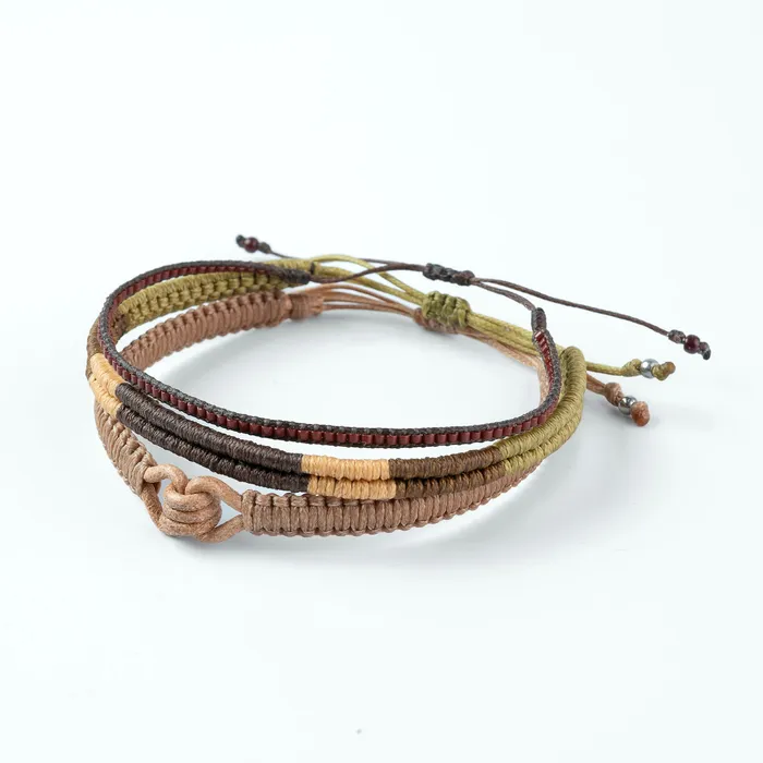 Macrala Bracelets Ancla Macrame Bracelet Set of 3