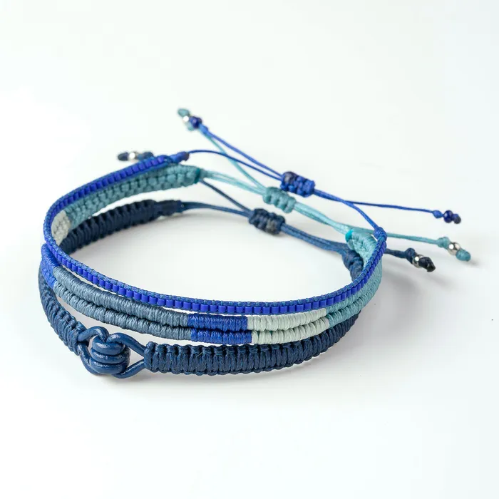 Macrala Bracelets Ancla Macrame Bracelet Set of 3