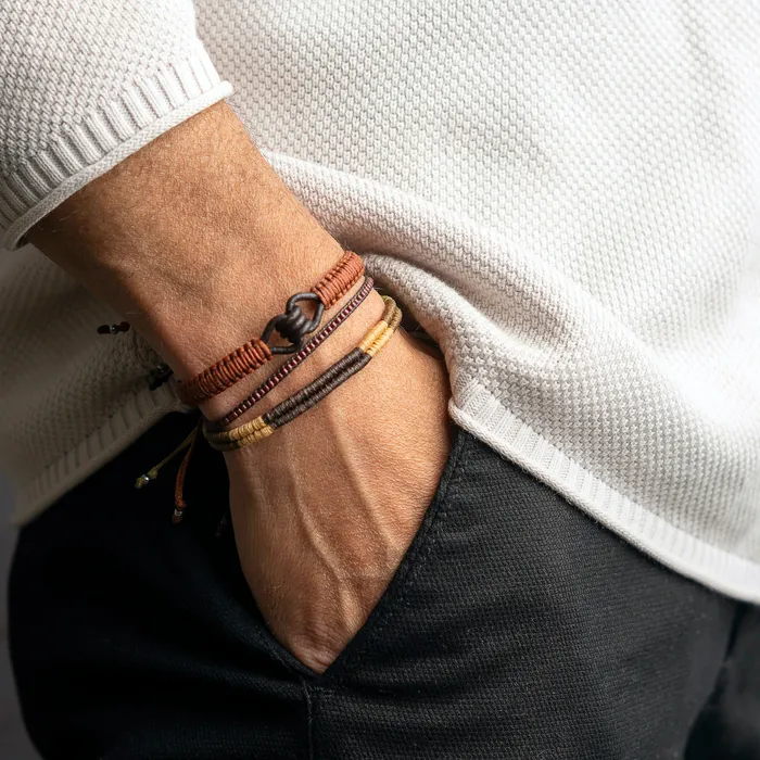 Macrala Bracelets Ancla Macrame Bracelet Set of 3
