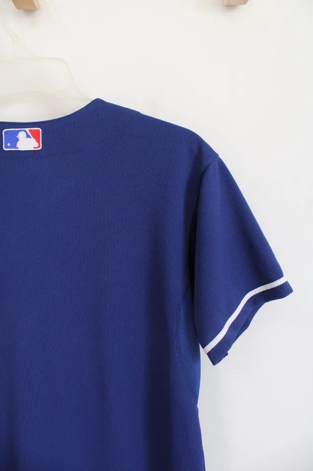 Majestic Rings MLB Majestic Authentic Collection Blue Texas Baseball Jersey M 1012