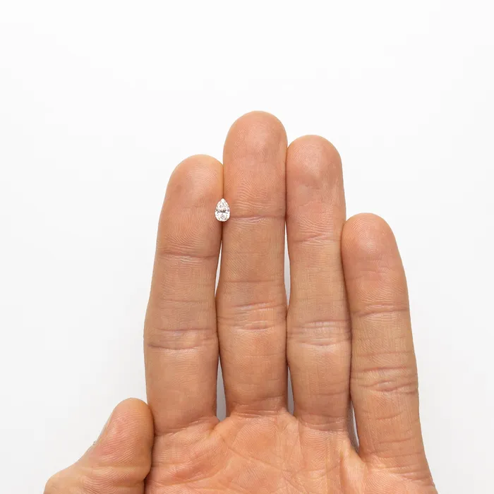 Misfit Diamonds White Brilliant Diamond 031ct Pear Rings