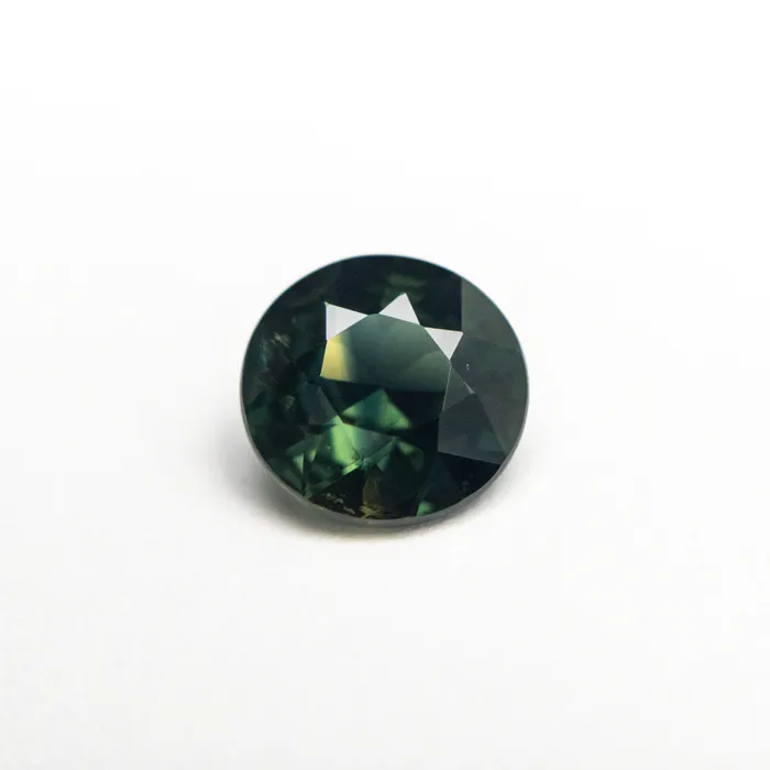 Misfit Gems Rings TealYellow Brilliant Sapphire 137ct Round