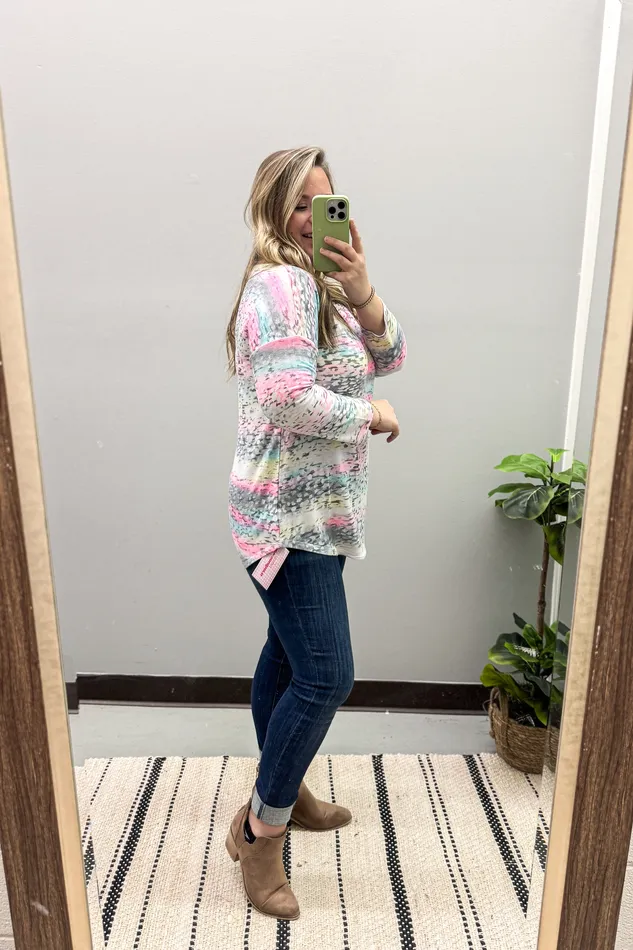 Necklaces Pastel Multi Color Leopard Print Top Dear Scarlett