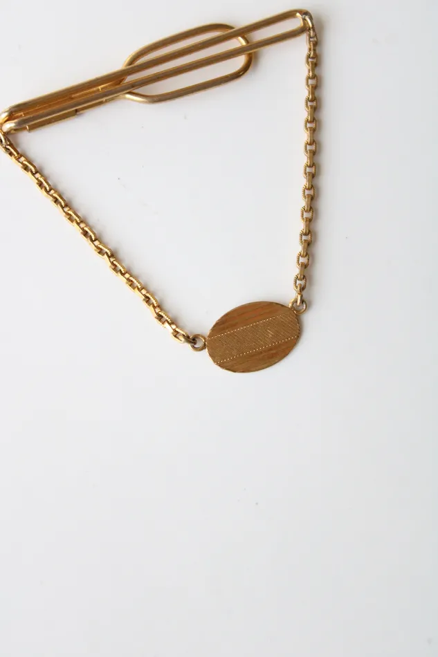 Necklaces SWANK Swank Gold Tie Bar Clip