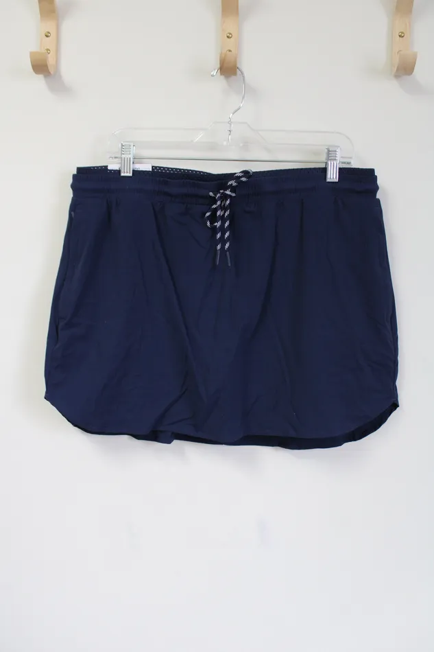 NEW Members Mark Woven Tek Skort XL Members Mark Earrings