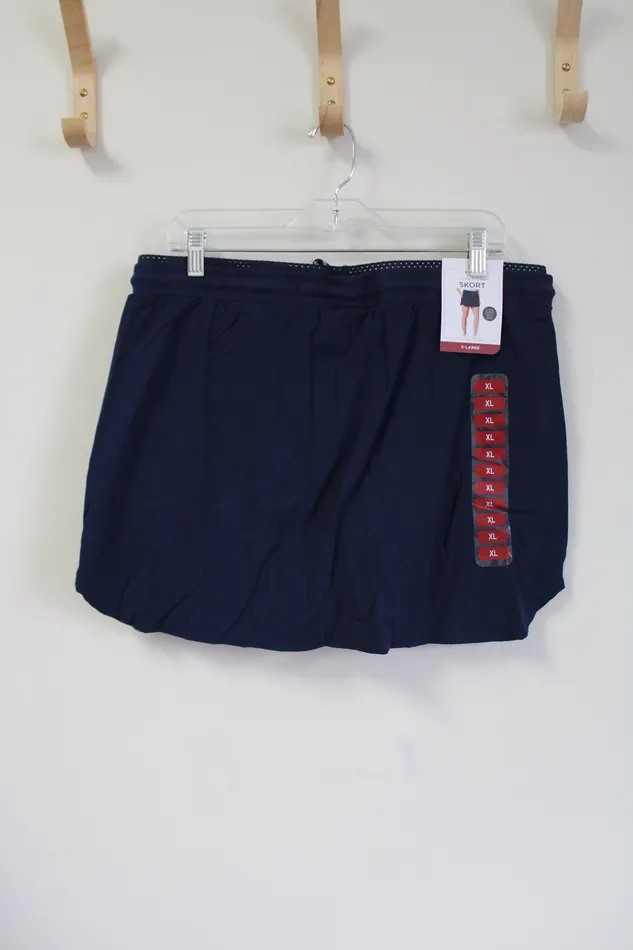 NEW Members Mark Woven Tek Skort XL Members Mark Earrings