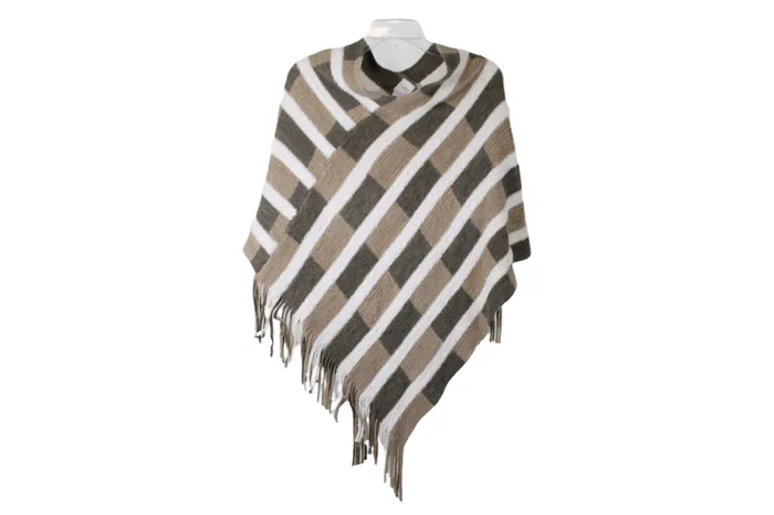 Northern Angel Necklaces Northern Angel Tan Patterned Shawl SM