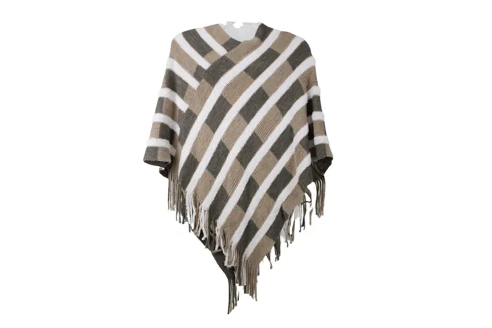 Northern Angel Necklaces Northern Angel Tan Patterned Shawl SM
