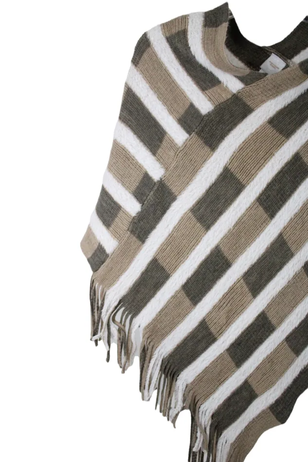 Northern Angel Necklaces Northern Angel Tan Patterned Shawl SM