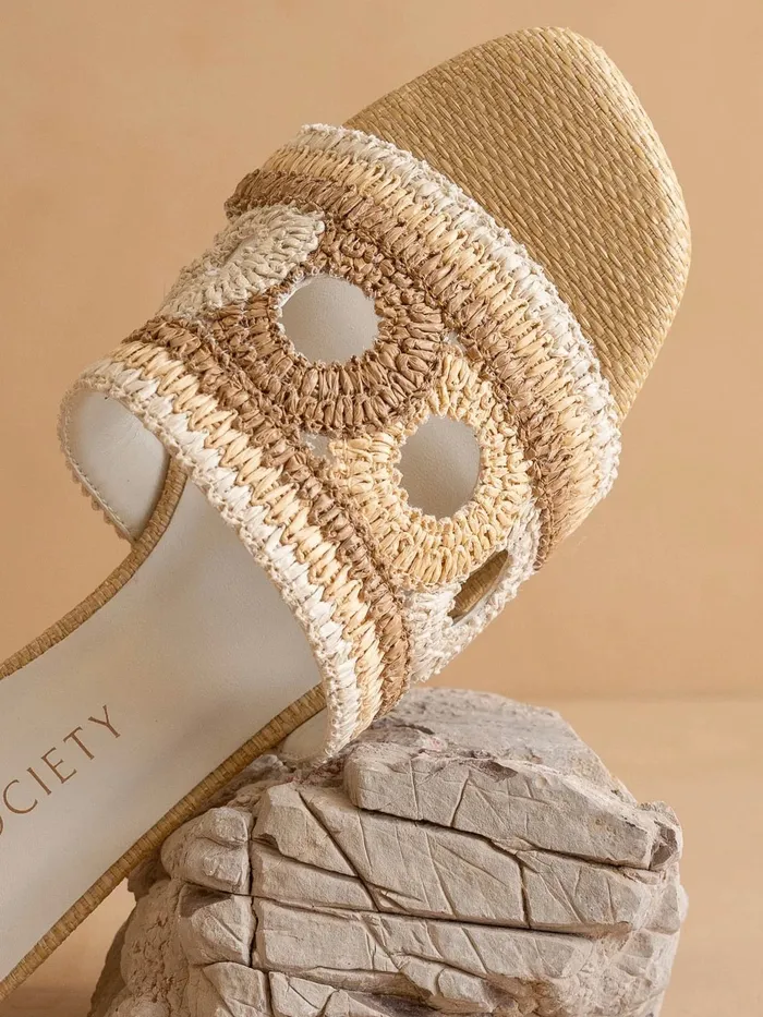 Oasis Society The Gia Raffia Mule Earrings