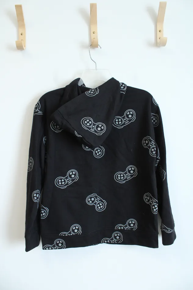 Old Navy Nintendo Switch Black Gray Zip Up Jacket Youth XL Old Navy Rings