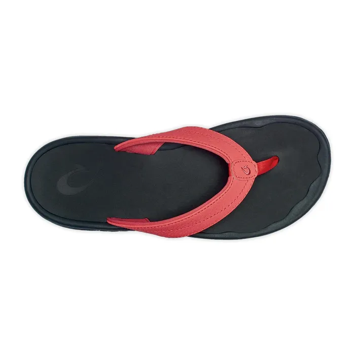 OLUKAI Rings OluKai Ohana Womens Sandals Hot CoralBlack