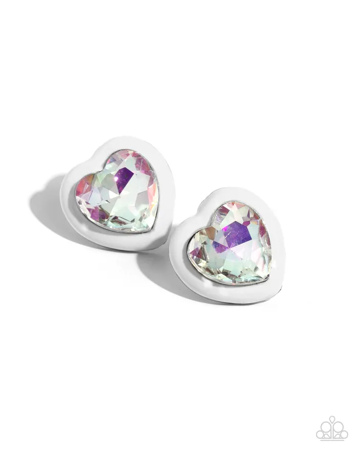 Paparazzi Accessories Rings Heartfelt Haute White