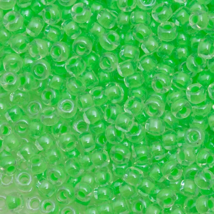 Peppy Beads Earrings Miyuki Seed Beads 60 Luminous Mint Green 1120