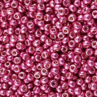 Peppy Beads Earrings Miyuki Seed Beads 80 Duracoat Galvanized Hot Pink 4210NEW