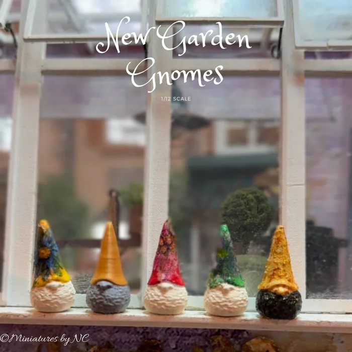 Portraits and Miniatures by NC Necklaces Miniature Garden Gnome for Dollhouse Portraits and Miniatures by NC Necklaces Miniature Garden Gnome for Dollhouse