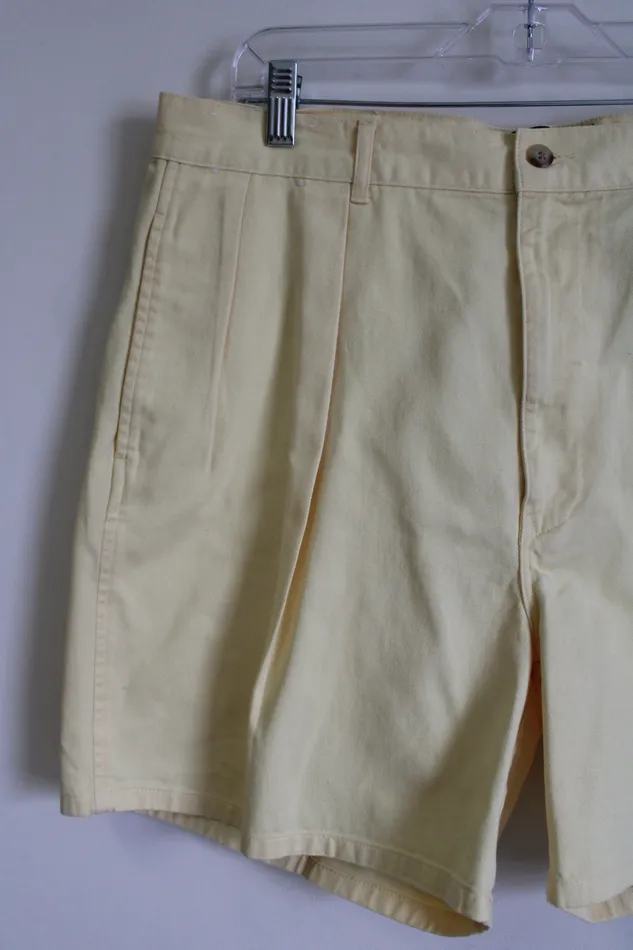 Ralph Lauren Earrings Vintage Polo By Ralph Lauren Yellow Shorts 36