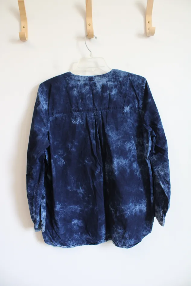 Rings JJill Pure J Jill Blue Long Sleeved Top M