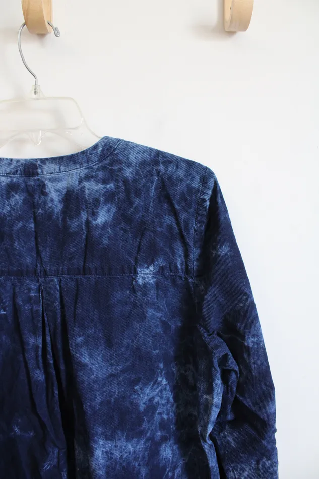Rings JJill Pure J Jill Blue Long Sleeved Top M