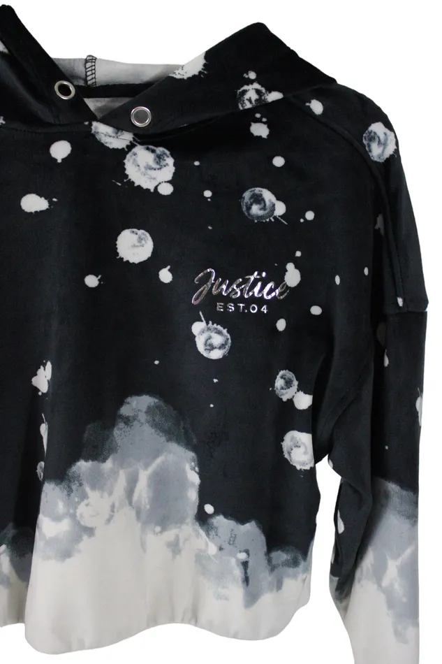 Rings Justice Justice Black Ombre Super Soft Hoodie 78